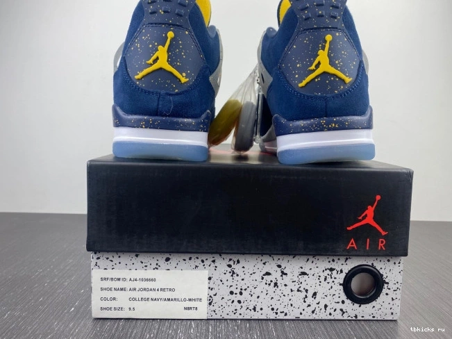 Reps TB Retro Michigan 4 (PE) Air Jordan AJ4-1036660 0720